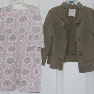 Old Navy Girls 3T Bundle of 2, Cotton Jacket, & Summer Dress